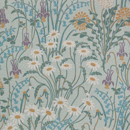 Carma - Flower Meadow celeste V&A Decorative Papers 2