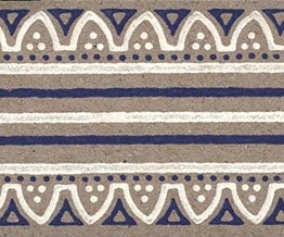 Lim & Handtryck - Svedjan - Kvist/Blå B18-40