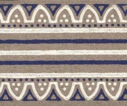 Lim & Handtryck - Svedjan - Kvist/Blå B18-40