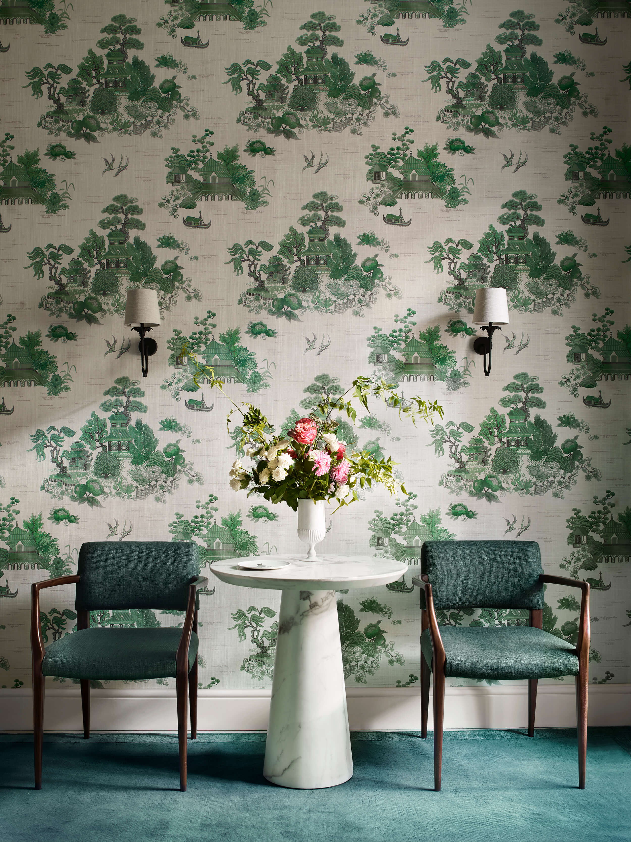 Liberty - Floating Palace Linen Jade