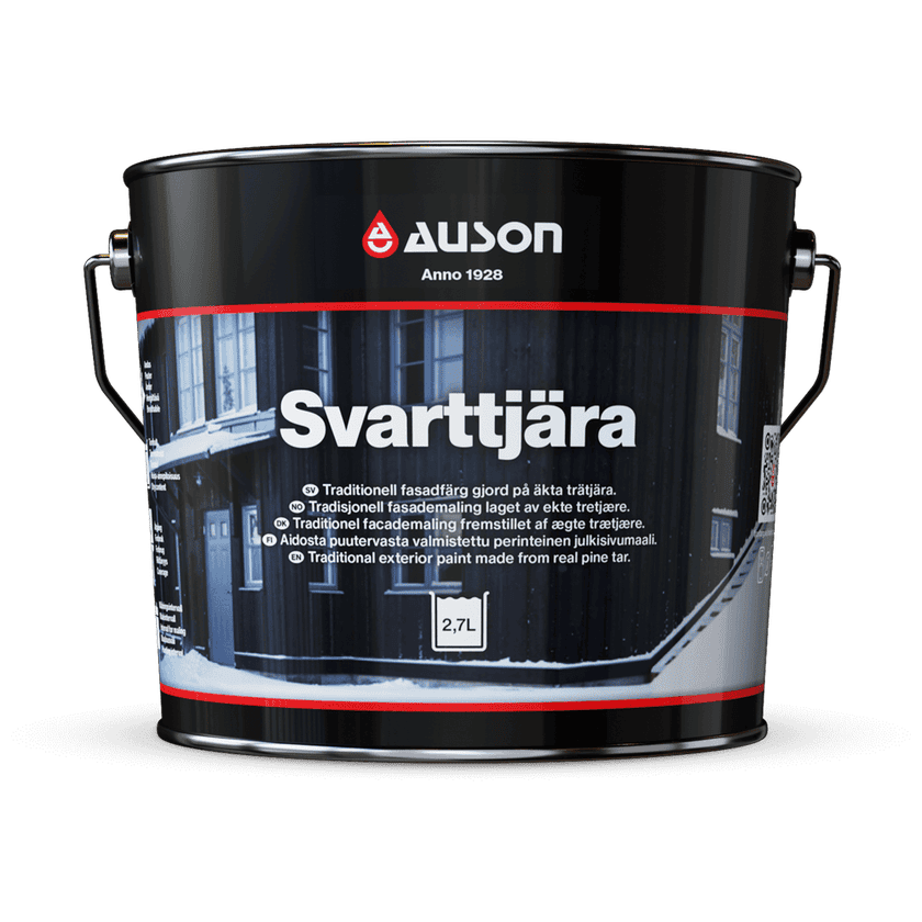 Svarttjära 9 L Svart