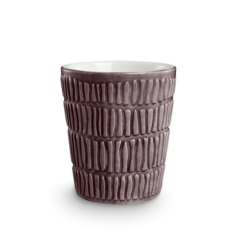 Stripes Mugg 30 cl Plommon