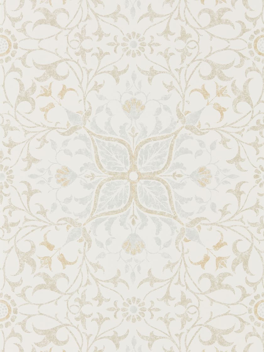 Morris & Co - Pure Net Ceiling Cream/Eg Morris Pure Wallpapers