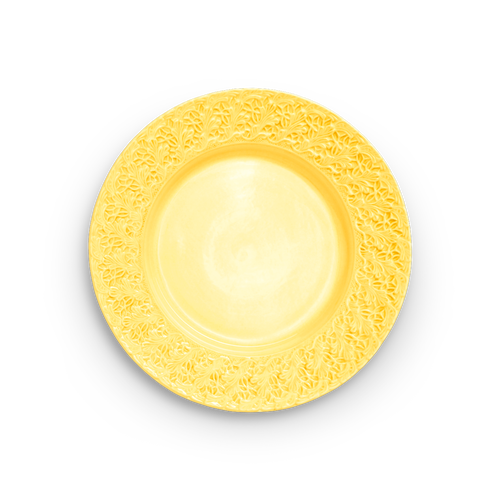 Lace Tallrik 32 cm Gul