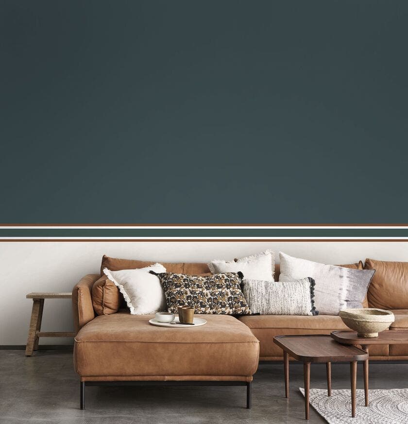 L'ELEGANTE BLEU PETROLE / GALONS & FRISES