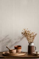 Linne, Sand Enfärgad & Randig