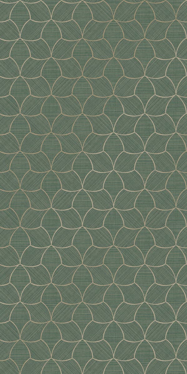 Casamance Tressana Céladon/Doré