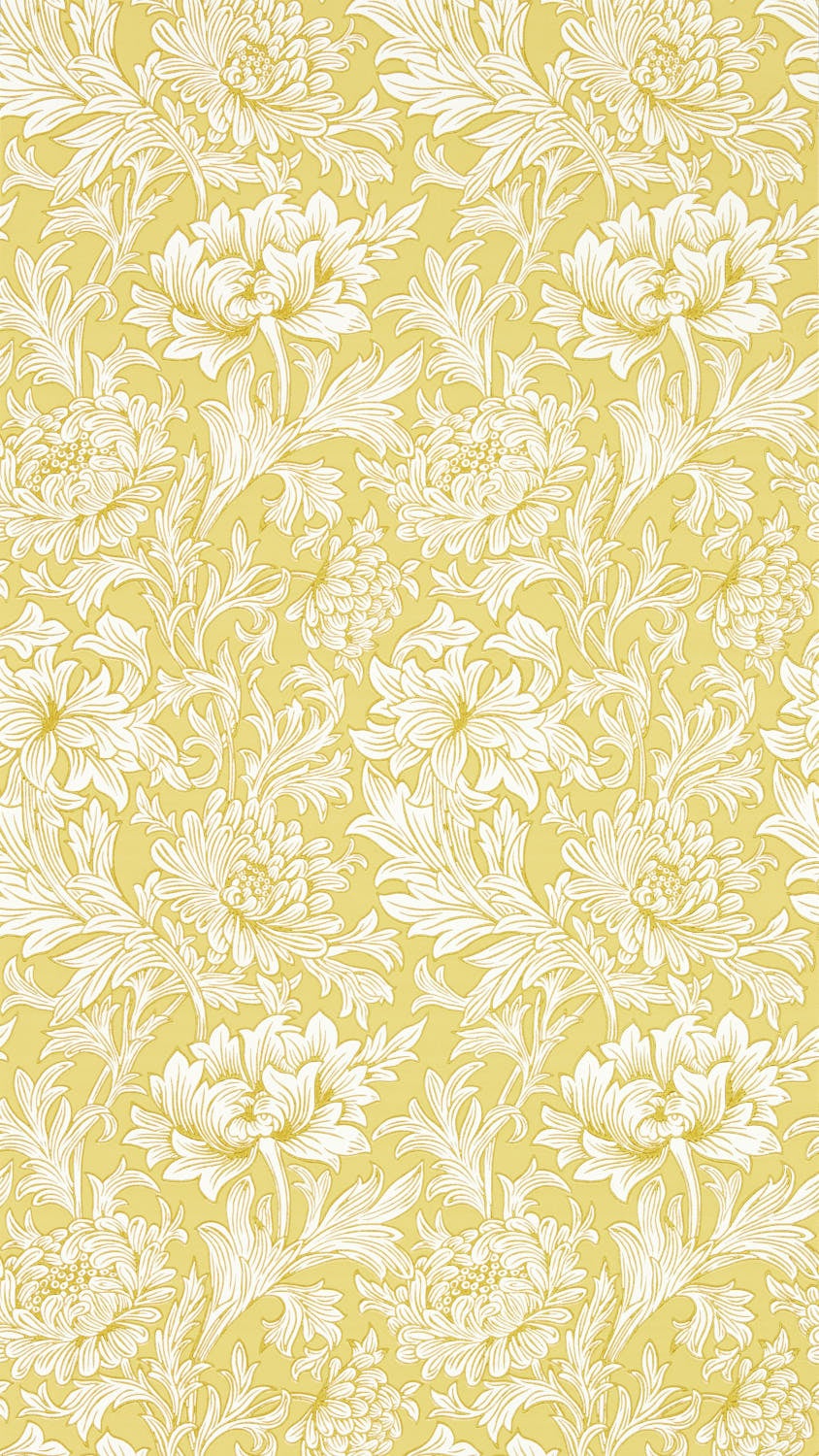 Morris & Co - Chrysanthemum Toile Weld Simply Morris Wallpapers