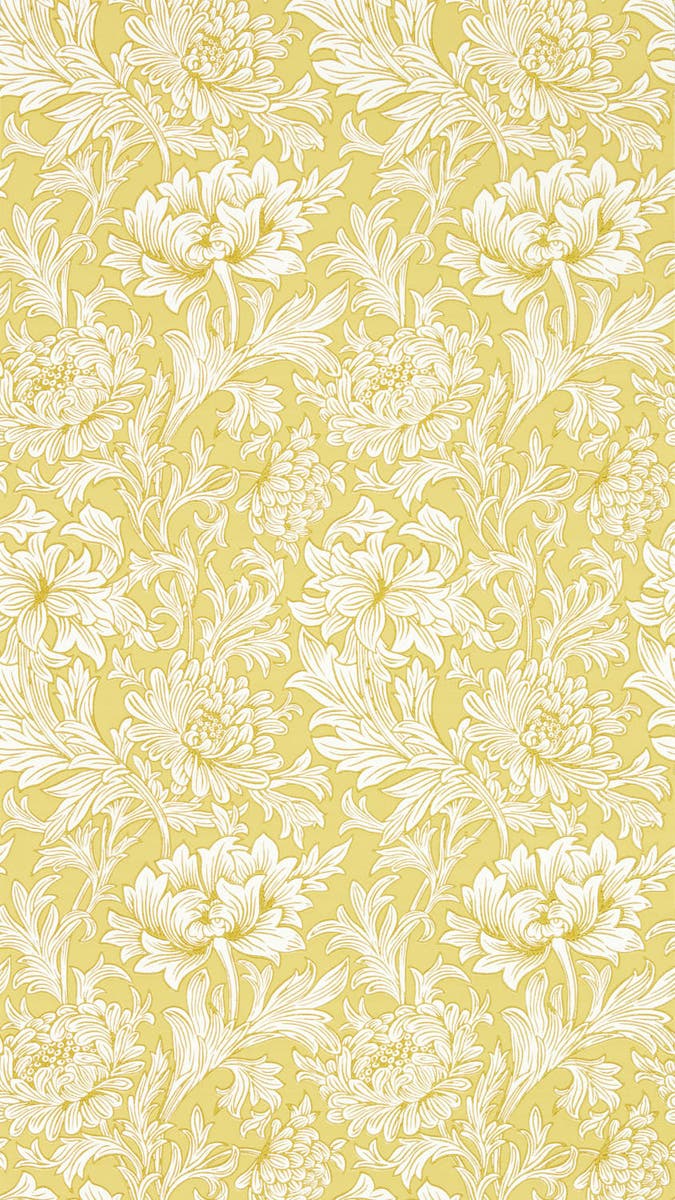 Morris & Co - Chrysanthemum Toile Weld Simply Morris Wallpapers