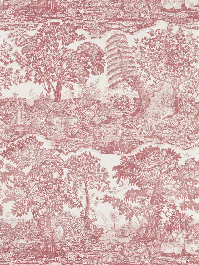 Highgrove Toile Madder Rose