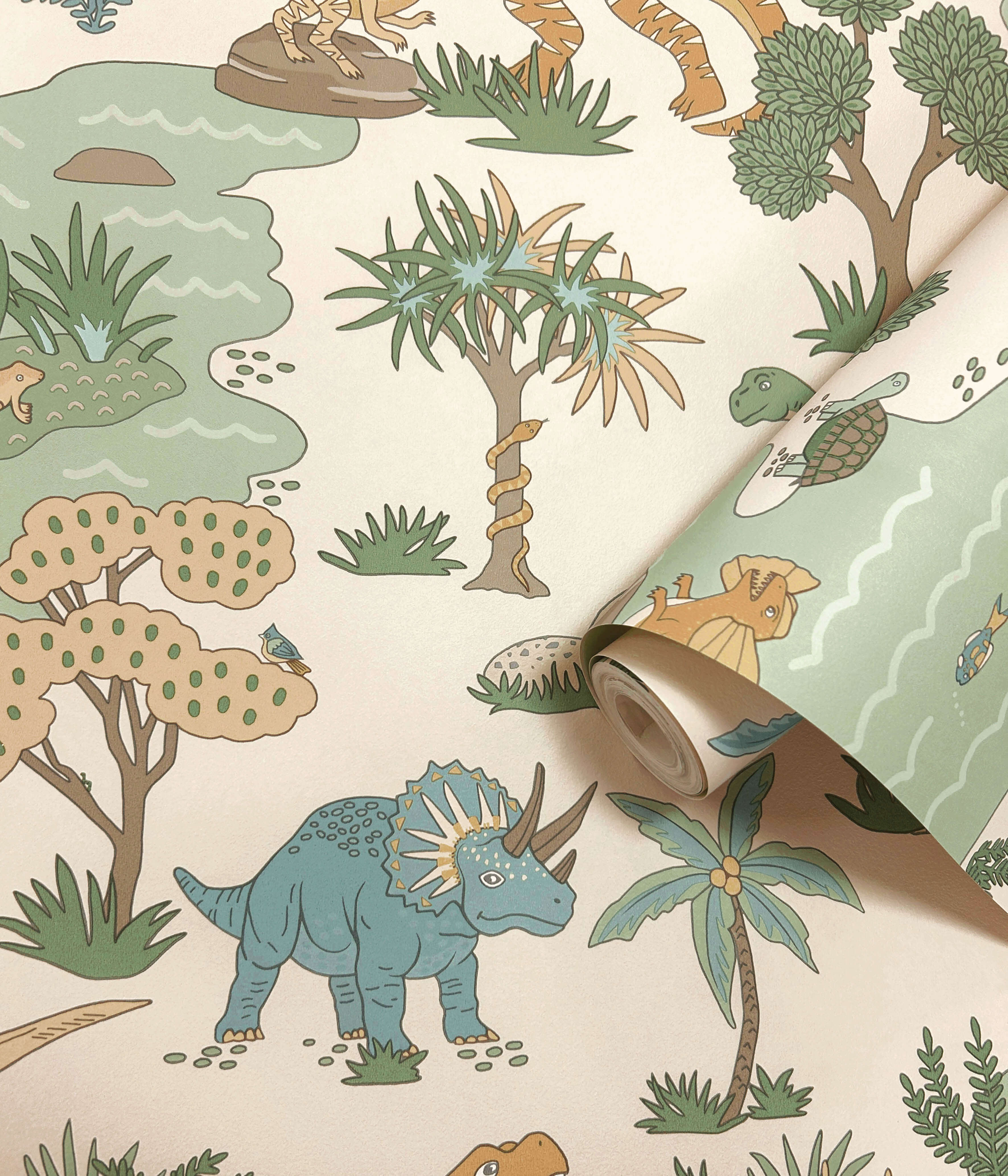 Intrade - Dino Zoo Cream/Multi