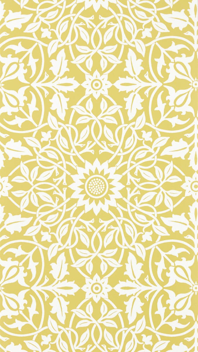 St James Ceiling Sunflowe Simply Morris Wallpapers
