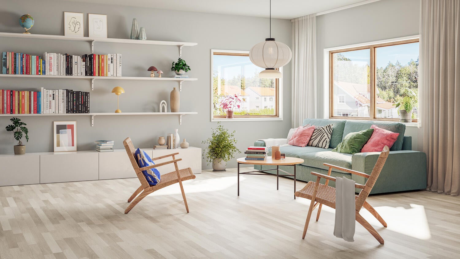 Trend Oak Light Grey 4m