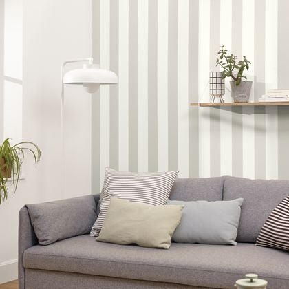 Caselio - Wide Lines Gris Souris Basics