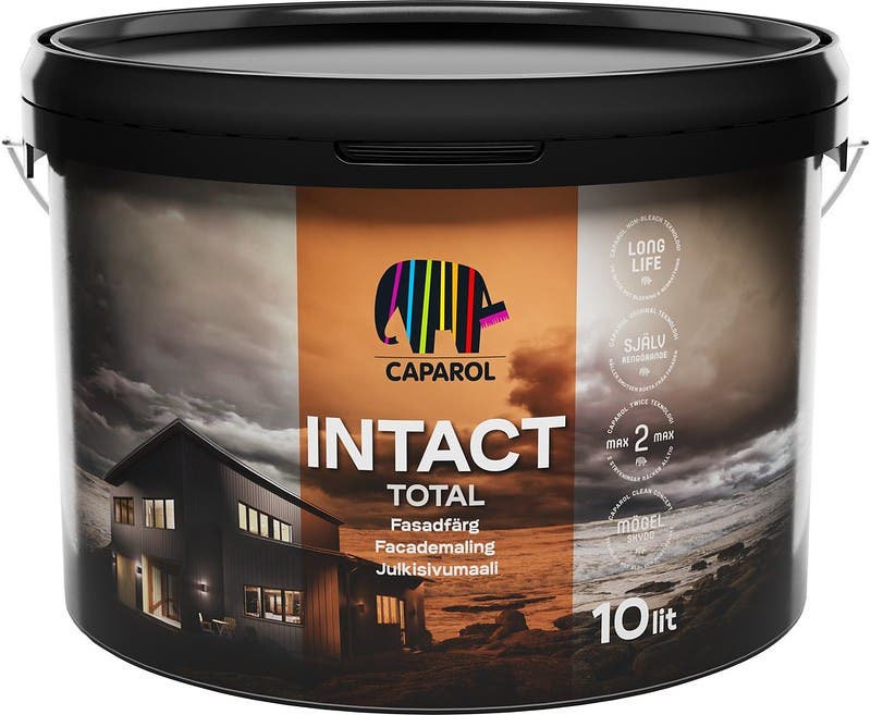 Fasadfärg Intact Total 9,5 L Vit-Bas