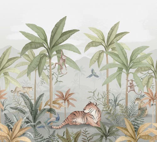 Boråstapeter - Wild Jungle Mural Newbie