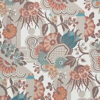 Pineapple Garden apricot V&A Decorative Papers 2