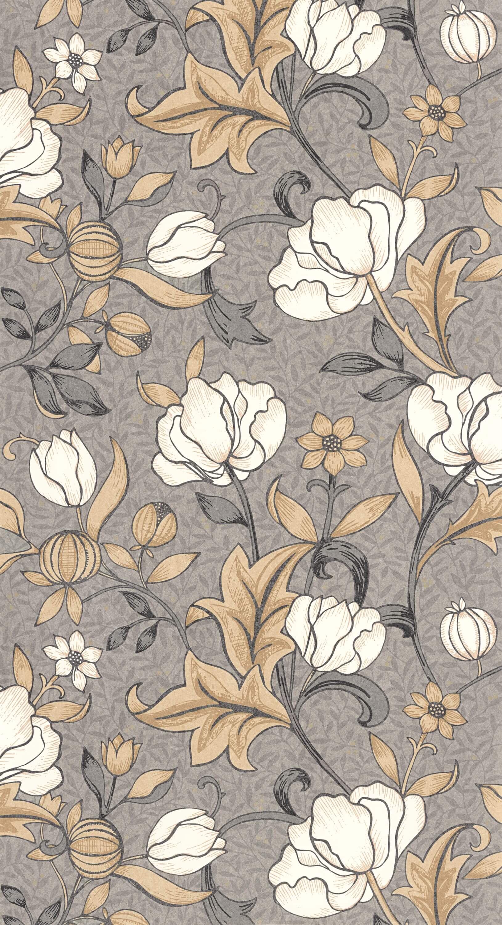 Casadeco - Isabella Taupe Fonce Arts & Crafts