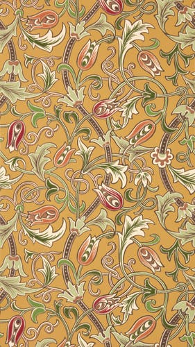 Morris & Co - Scrolling Tulip Gold