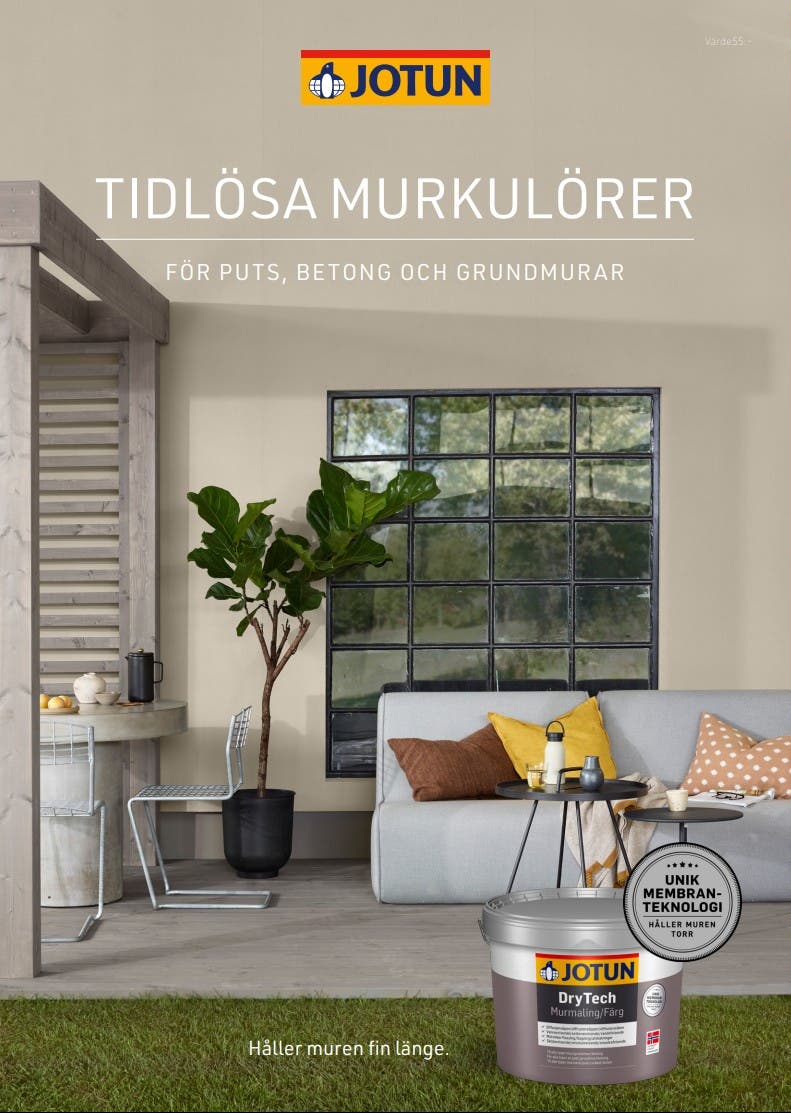 Jotun Färgkarta Tidlösa Murkulörer (2022 ny)