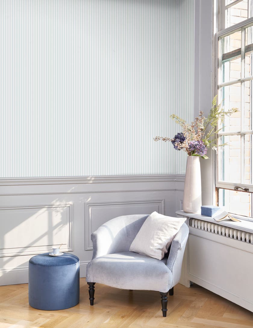 Casadeco - Rayures Bleu Once Upon A Time 2