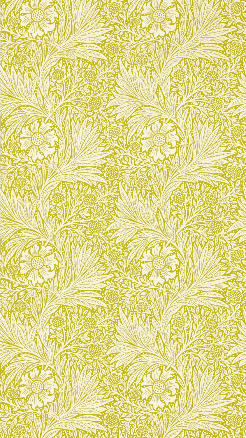Morris & Co - Marigold Chartreuse Cornubia Wallpapers